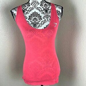 Gymshark Salmon Open Back Lightweight Active Tank Top XS